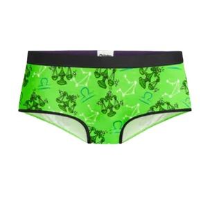 MeUndies Libra Zodiac Women’s Cheeky Brief Green Soft Comfy Underwear NWT XXXL